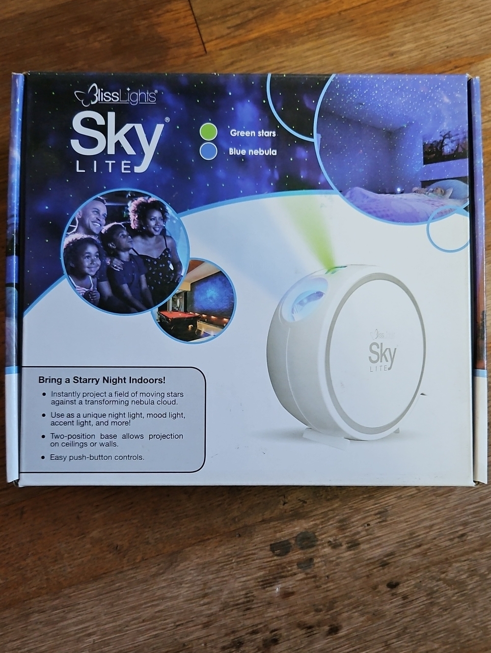 2 Sky Lite Star Projector - White